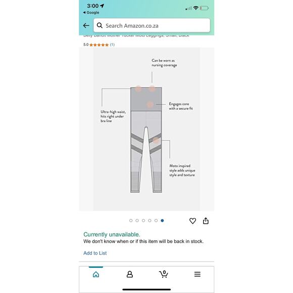 Belly Bandit Maternity‎ Compression Leggings Charcoal Size L Over Belly Support - Picture 8 of 9